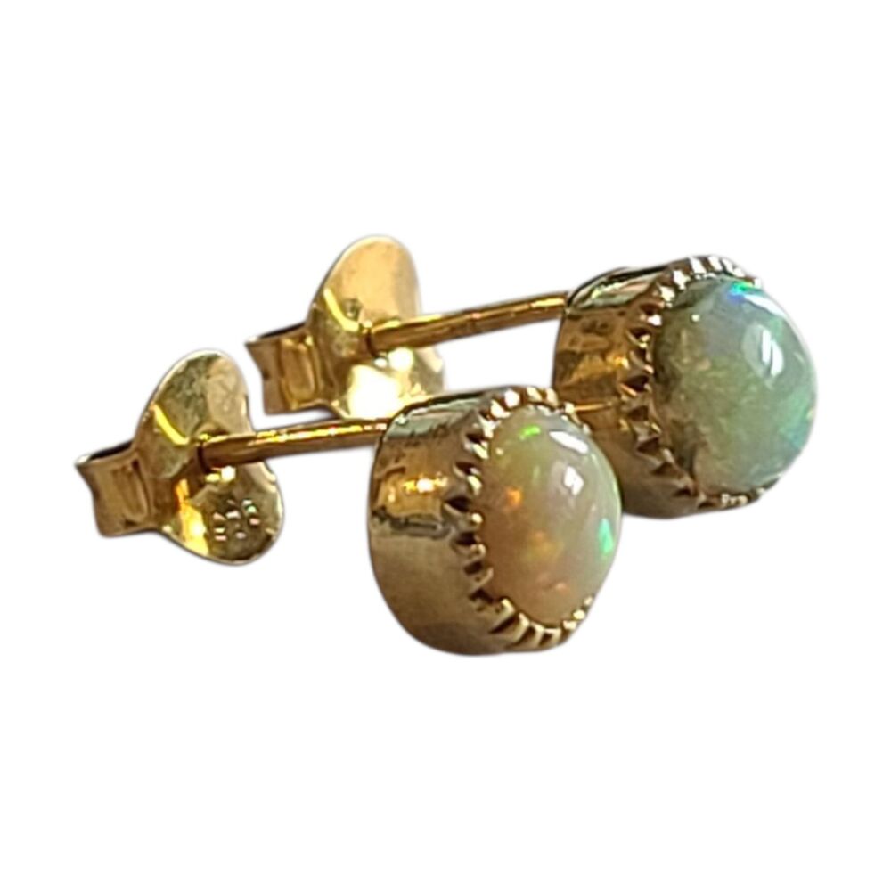 Opal Stud Earrings - image 4